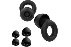 LAOXIANGJI Tapones Oidos Ruido Dormir,Aoot Silicona Comodos Reutilizables Orejeras Antiruido-Protección Auditiva Tapones Oidos Para Dormir Anti Ronquidos Estudiar Moto Trabajo