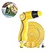 Produktbild AOLVO erweiterbarer Gartenschlauch mit Spritzdüse und 2 Schnell, aus TPE, für Autowaschen, Garten, und Reinigung, M/M, 15FT