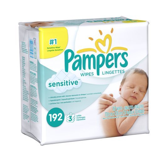 Preisvergleich Produktbild Pampers Sensitive Baby Wipes - Lingettes Hypoallergeniques