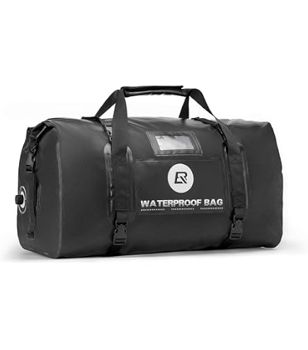 ROCKBROS Borsa Posteriore Impermeabile per Moto, Borsa da