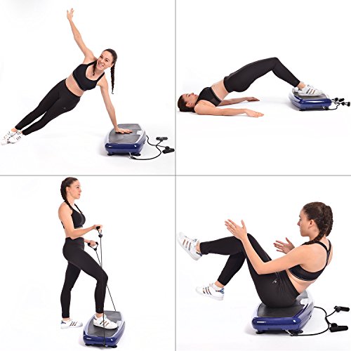 skandika Vibration Plate Home 600, 1091, Profi Vibrationsplatte, inklusive infrarot Fernbedienung, flüsterleiser Motor mit 20 Geschwindigkeitslevel große Trainingsfläche mit Anti-Rutschbeschichtung - 5