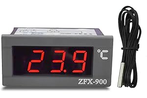 EsportsMJJ Mini-50 ° C A 110 ° C 220V LED Digitale Pannello di Temperatura Termometro con Sensore