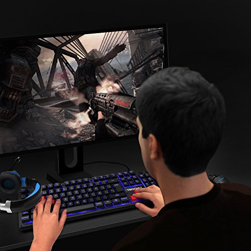Gaming-Keyboard-TeckNet-105-keys-3-Color-LED-Backlit-Mechanical-Feeling-USB-Wired-Gaming-Keyboard-UK-Layout