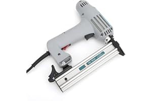 OKUYONIC Pistola sparachiodi, pistola sparachiodi elettrica leggera Design professionale per la costruzione di mostre e così via per piccole decorazioni per la lavorazione del legno per inchiodare