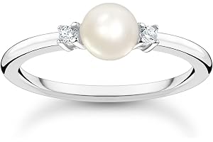 Thomas Sabo Ring Pärla med Stenar 925 Sterling Silver TR2370-167-14