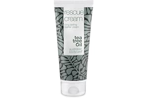 Crème Réparatrice Australian Bodycare Rescue Cream (100ml) | Peau et Fessier Douloureux | Lotion Anti-rougeur | Baume Cicatrisant Plaies et Eruptions Cutanées | Traitement et Prévention des Escarres