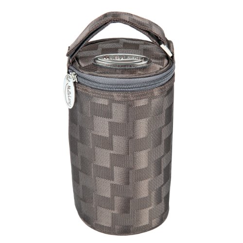Mabyland Luxury Insulated Single Bottle Bag (Brown)