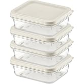 Orret Home 4 Adet Buzdolabı Organizeri &ndash; PP Plastik Şeffaf ve Ayarlanabilir Saklama Kabı, Gıdaları Taze Tutan Fresh Box, &Ccedil;ok 