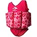 Konfidence Float Suit - Pink Hibiscus (4-5 Years)