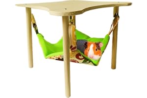 Whemyreat Hamaca para Chinchilla,Cálida Cama Columpio Colgante De Felpa, Cama Colgante Segura De Doble Cara para Chinchilla, Rata, Hámster, Conejito, Hurones, Dormir Escondido, 11x11x9,5 Pulgadas