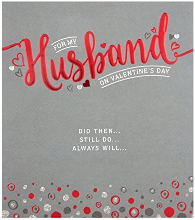 Hallmark Husband Valentine's Day Card 'Here's To Us' - Medium