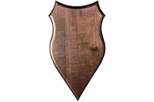 Hi Life Living Nature Scudo di Legno per Trofeo capriolo. Pannello. Corna. Caccia. 23x14cm 030301