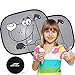Produktbild Sonnenschutz Auto Baby (2 Stück) - Sonnenblende Auto mit UV Schutz für Kinder