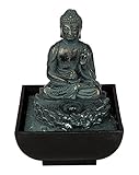 Kabellänge: ca. 1,55 m Tischbrunnen Sitzender Buddha Zimmer Brunnen Wasserspiel Springbrunnen