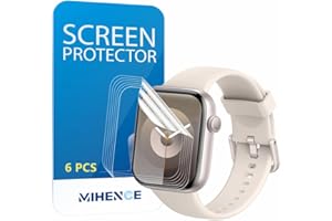 MIHENCE Protector de pantalla compatible con reloj inteligente AcclaFit de 1,85 pulgadas, protector de pantalla TPU HD para P5 1,85 pulgadas Smart Watch [ 6 unidades]