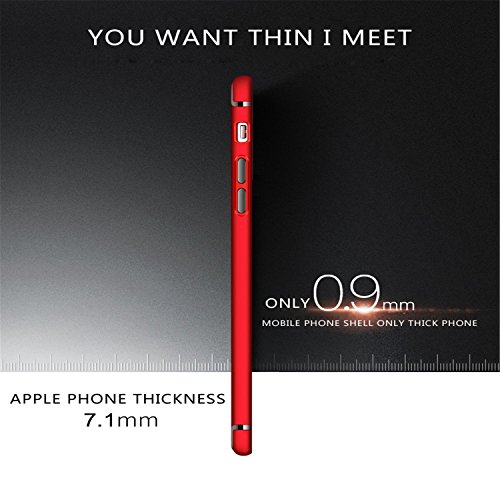 Carcasa iphone 7plus  Qissy   Todo incluido Ultra Slim Anti-Rasgu  o Resistente Huellas Dactilares Protectora Caso de Pl  stico Duro Cover Case para iphone 7 8PLUS 5 5 pulgadas  Negro Oro 