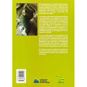 Manual de descenso de barrancos (Manuales (287))