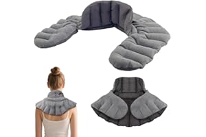 KUWUNG Scaldacollo Cervicale, 1,1 kg Cuscino Riscaldante Microonde, Scaldacollo e Scaldaspalle, Fascia Cervicale Riscaldante, Scalda Collo Cervicali, Cuscino Termico Microonde, Termoforo Cereali