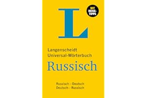 Langenscheidt Universal-Wörterbuch Russisch: Russisch - Deutsch / Deutsch - Russisch mit 30.000 Stichwörtern