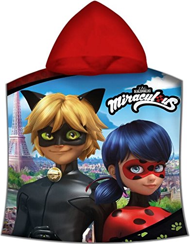 Preisvergleich Produktbild Disney – Ladybug Poncho Polyester, lb17115 m, 100 x 150 cm