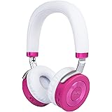 JuniorJams Volume Limiting Headphones for Kids 3+ Protect Hearing – Foldable & Adjustable Bluetooth Wireless Headphones for T