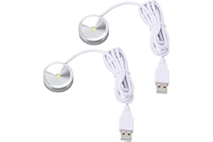 Depisuta LED-Spot-Leuchten, 5-V-USB-Stecker, Mini-Scheinwerfer, Schmuck-Schaufenster-Display-Beleuchtung mit 1,2 M Langem Kabel, Kleine LED-Schaufenster-Lampe für Schmuckschrank