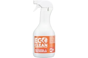 ECO CLEAN KRAFTVOLL, NACHHALTIG & SAUBER Eco Clean® Limpiador de hornos espuma activa 1L - limpiador de barbacoa eficaz - espuma adherente activa - limpiador parrilla barbacoa profesional para suciedad persistente