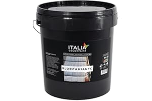 Italia colorpaint Pittura Bloccamianto Incapsulante Elastomerico Protettivo Certificato per Amianto (Kg 20, Grigio)
