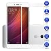 Produktbild MaxKu Xiaomi Redmi Note 4X Schutzfolie, Full-Cover HD Displayschutzfolie 3D Vollbild Panzerglasfolie 9H Tempered Glass Hartglas, Glasfolie Handy Schutzglas Schutzfolie für Xiaomi Redmi Note 4X, Weiß