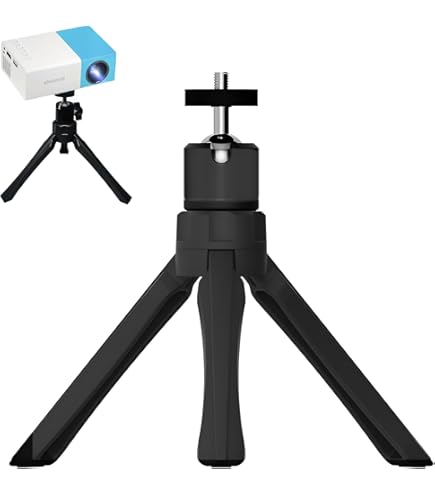 Support De Bureau Inclinable 360° – Trépied Stable Pour Mini Projecteur, Appareil Photo, Streaming