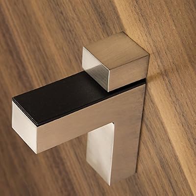 SOTECH 4 x SO-TECH® Console pour Étagère HULK Finiture en Acier Inoxydable Taquet Étagère Verre Taquet pour Étagères en verre ou bois jusqu'à 45 mm d'épaisseur