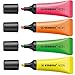 Produktbild STABILO 72/10 - 1 Chisel Tip Green, Orange, Pink, Yellow 10pc (S) Marker - Markers (Green, Orange, Pink, Yellow, Chisel Tip, Multicolour, 2 mm, 5 mm, 10 PC (S))