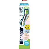 Biorepair, Youth Toothbrush, Kids Toothbrush for Ages 6-12, Clinically Tested, Medium Soft Bristles, Patented Curved Shape, A