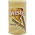 Delfi Twister Wafer Rolls Filled With Delicious Smooth Vanilla Flavoured Cream 320g Tin