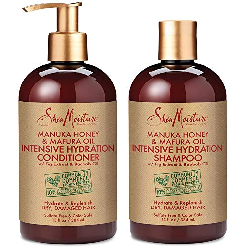 Shea Moisture Intensive Hydration Shampoo & Conditioner Set, 13 FL OZ by Shea Moisture