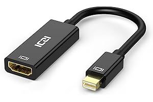 ICZI Adapter Mini DisplayPort HDMI 4K 30HZ, kompatybilny z MacBook Air/Pro, Microsoft Surface Pro/Dock, monitor, projektor, czarny