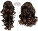 PRETTYSHOP 20" & 120g Hair Piece Pony Tail Extension 2 IN 1 Curled Wavy Heat-Resisting Like Real Human Hair Diverse Colors (brown mix 2T30 H11-2)