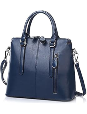 Oruil Frau Italienische Weiche Leder Handtaschen Damen Designer Leder Doppel Zip Handtaschen Schultertasche Tote...