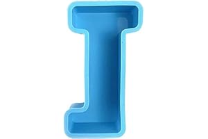 XQMMGO Large Alphabet Epoxy Resin Mold,A-Z Upper Letter Alphabet Templates,3D Silicone Mold for DIY Decoration