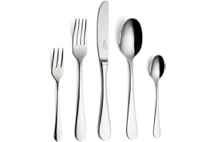LIKE. BY VILLEROY & BOCH Vivo Design Villeroy & Boch Group 19-5318-9050 New Sweet Basic Set de couverts de table, Argent