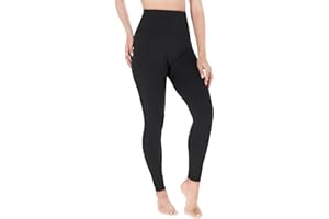 FUTURO FASHION Women’s Petite High Waist Leggings with Fleece Lining – Lightweight Thermal Leggings