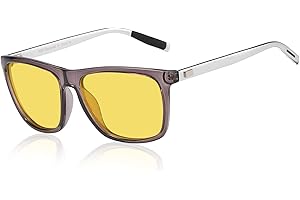 DUCO Okulary do jazdy w nocy, okulary do reflektorów, nieoślepiające okulary polaryzacyjne 3029 (szare)