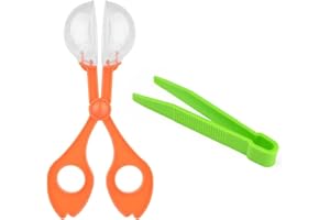 Toporchid Pince À Épiler En Plastique De Ciseaux De Receveur D'Insecte De Bogue Pour Le Jouet D'Enfants D'Enfants