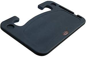 CORA 000120739 Easydesk - Supporto da lavoro per volante, in plastica, nero, 42,5 x 28,5 x 2,5 cm