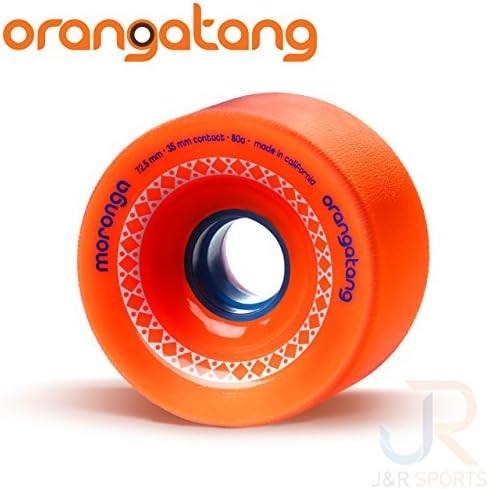 Orangatang Moronga 72.5mm 83a Wheels (Set of 4) (Orange 80a)