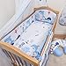 Nursery Cot Bedding All-round Bumper 420cm, 140x70 - Pattern 15