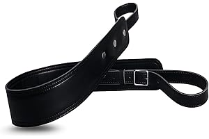 DILWE Tracolla singola regolabile in pelle ispessita per tuba e strumenti a fiato