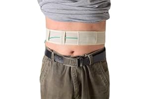 WEPMEDS CARE Ceinture de protection pour cathéters de dialyse péritonéale, tube G / GJ, bande de support pour tube cathéter, gris (centre)