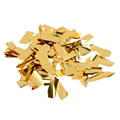 10 Stück XL Gold Party Popper Konfetti Shooter 4 Meter Schussweite - 4
