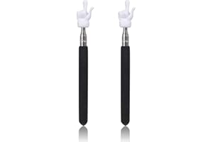 LUTER 2pcs Teachers Pointer Stick, Telescopic Teachers Pointer for Classroom Presentation Whiteboard Extendable Pointing Stick for Teachers Speakers